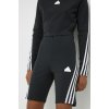 Dámské šortky adidas kraťasy dámské s aplikací high waist černá