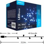 Modee ML-C2005 200LED 20m vánoční řetěz , studená 8 programů IP44 – Hledejceny.cz