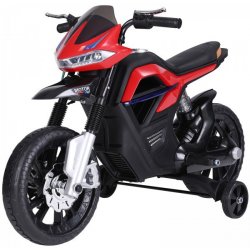 Goleto Dětská elektrická motorka 105 x 52,3 x 62,3 cm červeno-černá