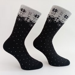 Dámské froté ponožky Oľga černá