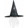 Dětský karnevalový kostým Arpex Párty klobouk s vlasy čarodějnický