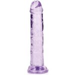 RealRock Crystal Clear Realistic 6″ fialové dildo s přísavkou 15,5 x 2,8 cm – Hledejceny.cz