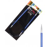 Pevné kruhové kovové jehlice Zing KnitPro 120 cm 4,5 mm – Sleviste.cz