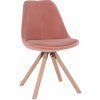 Jídelní židle Kondela Sabra růžová / buk
