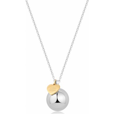 S'Agapõ Dlouhý bicolor náhrdelník s rolničkou SWP04 – Zboží Dáma