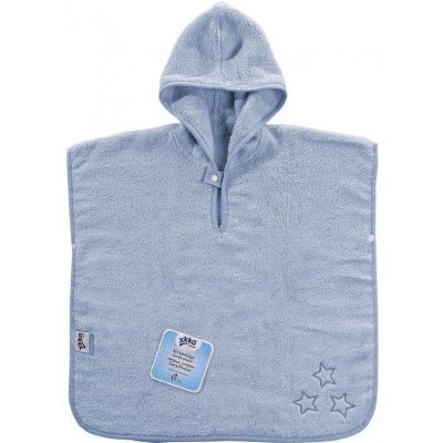 Kikko BIO bavlněné froté pončo XKKO Organic Baby Blue Stars – Zboží Dáma