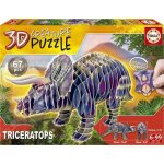 Educa 3D puzzle dinosaurus Triceratops 67 ks – Zbozi.Blesk.cz