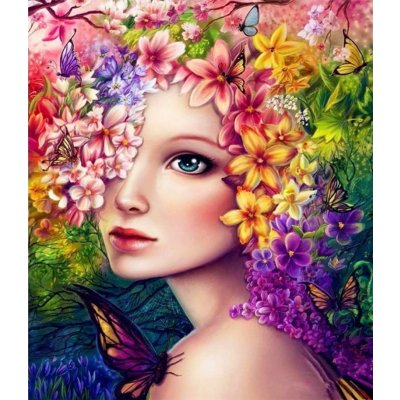 Gaira Malování podle čísel Květiny ve vlasech – Zbozi.Blesk.cz