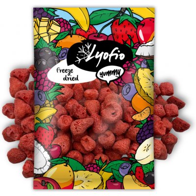 Lyofio Mrazem sušená jahoda celá 100 g – Zboží Dáma