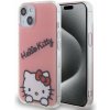 Pouzdro a kryt na mobilní telefon Hello Kitty IML Daydreaming Logo Apple iPhone 13 růžové