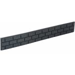 Multy home obrubník Bricks Stones 15 x 120 cm šedá 1 ks – Hledejceny.cz