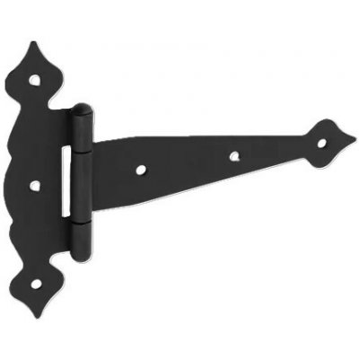 ZTO 200 C Závěs trojúhelníkový ozdobný 200x50x190x2,5 mm černý – Hledejceny.cz