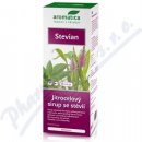 Doplněk stravy Aromatica Stevian jitrocelový sirup se stévií 210 ml