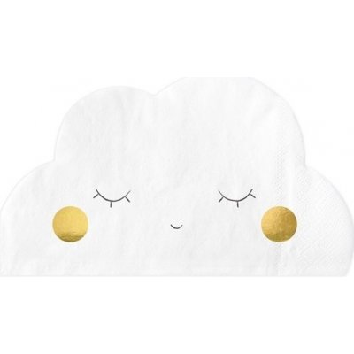 PartyDeco ubrousky Mráček spící 32x19cm 20ks – Hledejceny.cz