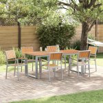 Omaxi 817557 Zahradní křeslo 6 ks Hnědá 56 x 57 x 87 cm – Hledejceny.cz