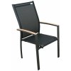 Zahradní židle a křeslo Doppler Stohovatelné křeslo Expert wood antracit