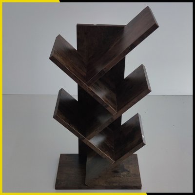 Nazar-Shop s.r.o. Knihovna, Tmavě hnědá – Zboží Dáma