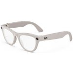 Meta RAY-BAN Meta Skyler Standard Smart Glasses Gen 2 - Shiny Chalky Grey, Clear to Sapphire Tra 0RW40146700MF52 – Zboží Živě