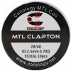 Příslušenství pro e-cigaretu Coilology Předmotané spirálky MTL Series - MTL Clapton SS316L 0,7ohm 10ks