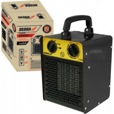 Dedra PTC 3 kW 230V s ventilátorem keramický DED9931C1 – HobbyKompas.cz Dedra PTC 3 kW 230V s ventilátorem keramický DED9931C1 – HobbyKompas.cz