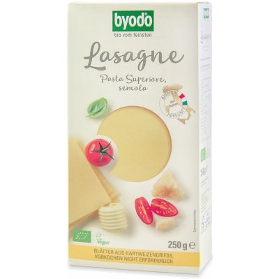 Byodo Lasagne semolina Bio 250 g – Zboží Mobilmania