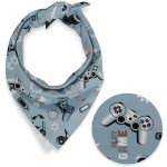 Biante dětský bavlněný šátek Sandra SA-588 Play Game na modrém – Hledejceny.cz