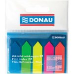 Záložky samolepicí Donau, fóliové, 12x45mm, 5x25, mix barev (BAL) – Hledejceny.cz