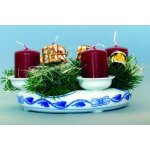 Svícen adventní cibulák 4 svíčky cibulový porcelán Dubí – Zboží Mobilmania
