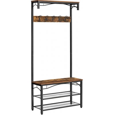 VASAGLE Stojan na kabáty, 80x32x178.5cm, černý – Sleviste.cz