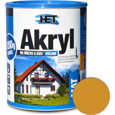 Het Akryl mat 0,7 kg okrová – Zboží Mobilmania