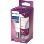 Philips 8718699769369 LED žárovka 1x10W E27 1055lm 6500K studené denní světlo, matná bílá, EyeComfort – Hledejceny.cz