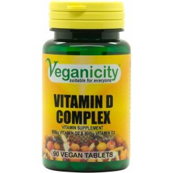 Veganicity Vitamín D komplex 90 tablet