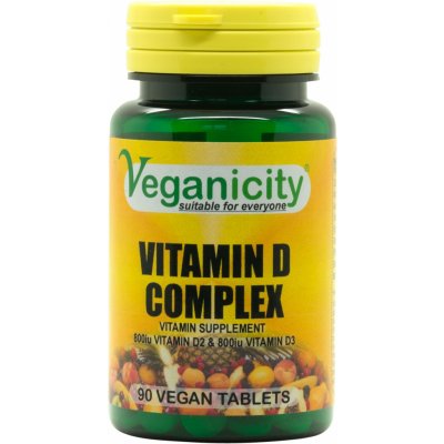 Veganicity Vitamín D komplex 90 tablet