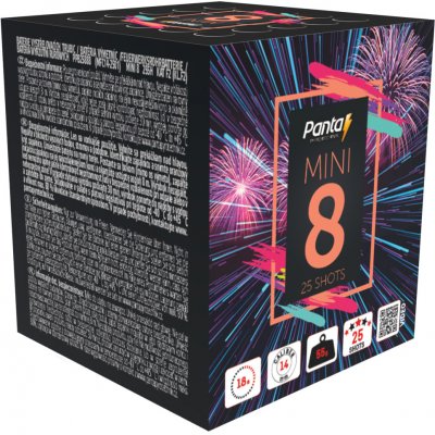 Kompaktní ohňostroj MINI8 25 ran 14 mm – Zboží Dáma