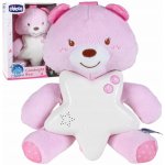 Chicco Goodnight bear svítící medvídek růžový – Zboží Dáma
