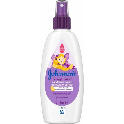 Johnson & Johnson BABY Strength Drops posilující kondicionér ve spreji 200 ml – Zbozi.Blesk.cz