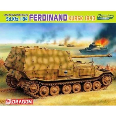 Model Kit military 6495 Sd.Kfz. 184 FERDINAND KURSK 1943 PREMIUM EDITION 1:35 – Zbozi.Blesk.cz