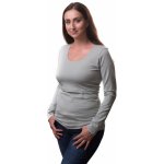 Jožánek kojicí tričko Kateřina dlouhý rukáv olivové – Zboží Dáma