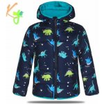 Kugo Chlapecká zimní bunda FB s dinosaury tmavě modrá – Zboží Dáma