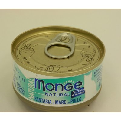 Monge Natural Cat mořské plody & kuře 80 g – Zbozi.Blesk.cz