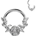 Šperky4U Segment kruh helix cartilage tragus piercing titan TIT1392-1208 – Zboží Mobilmania