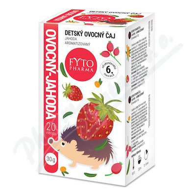 Fythopharma ovocný čaj Jahoda 30 g – Zboží Mobilmania