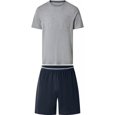 esmara Men pánské pyžamo šedá / navy modrá – Zboží Dáma