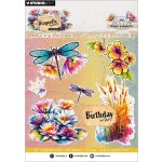 Blok s papírovými výseky "Dragonfly Dreams" A6, 20 l. – Zboží Dáma