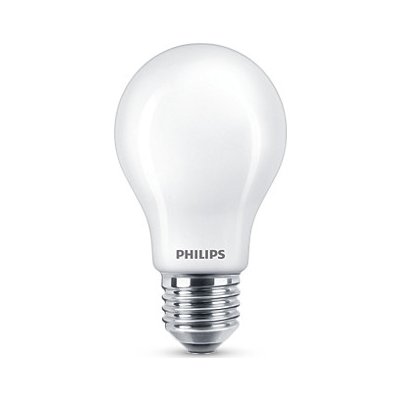 Philips žárovka LED 8,5/E27 /eq. 75W/ 4000K A60 sklo matná Classic – Zboží Mobilmania