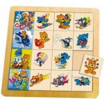 Bino puzzle Méďa Pusík co kam patří – Zbozi.Blesk.cz