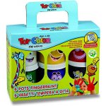 Prstové barvy Toy Color 6 barev 80 ml – Zboží Dáma