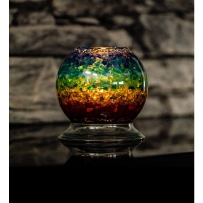 Relaxační svícen ViaHuman – rainbow 90mm – Sleviste.cz