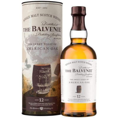 Balvenie American OAK 12y 43% 0,7 l (tuba) – Hledejceny.cz