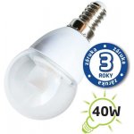 Tipa žárovka LED G45 E14 5W bílá teplá čirá – Zboží Mobilmania